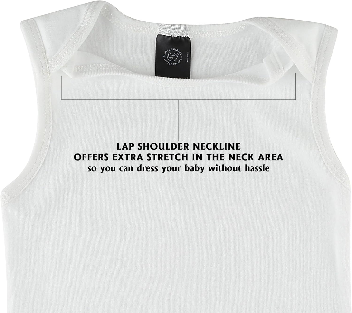 Baby Soft Natural Cotton White Undershirts Bodysuits