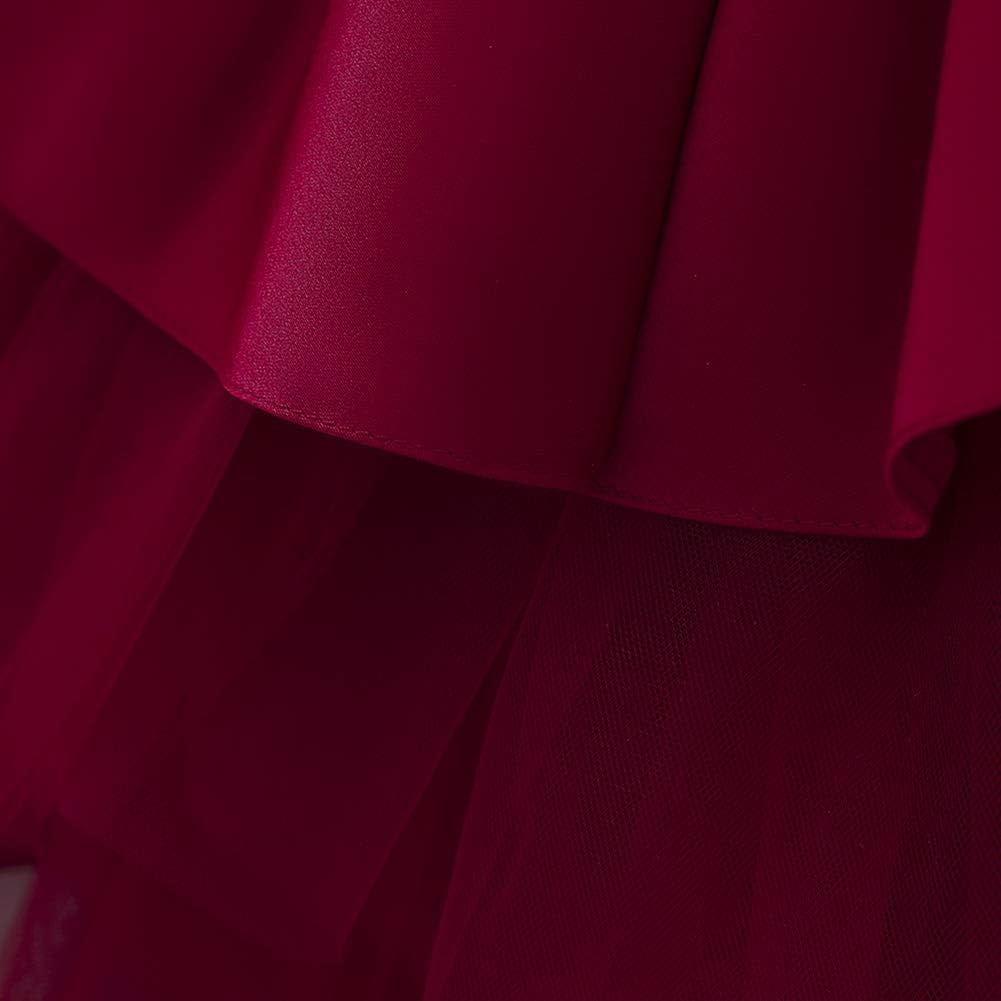 Toddler Baby Flower Girls Sequins Bowknot Tutu Dress Princess Pageant Wedding Birthday Party Backless Puffy Tulle Gown