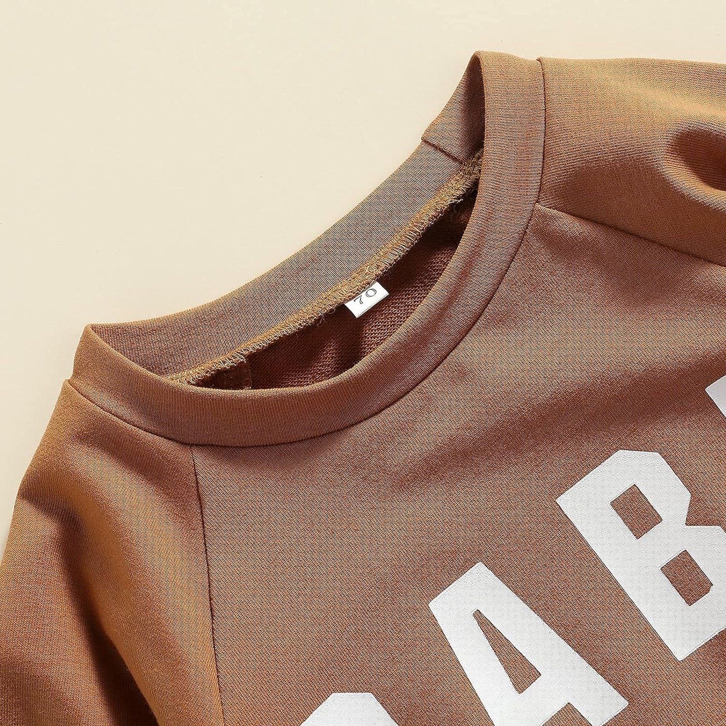 Toddler Baby Girl Boys Pullover Top Letter Babe Printed Causal Long Sleeve Sweatshirt Infant Fall Winter Clothes