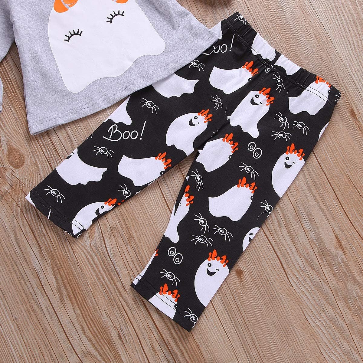Baby Halloween Clothes, Baby Girl Halloween Outfit for Toddler Infant Tops Pants 2Pcs Set