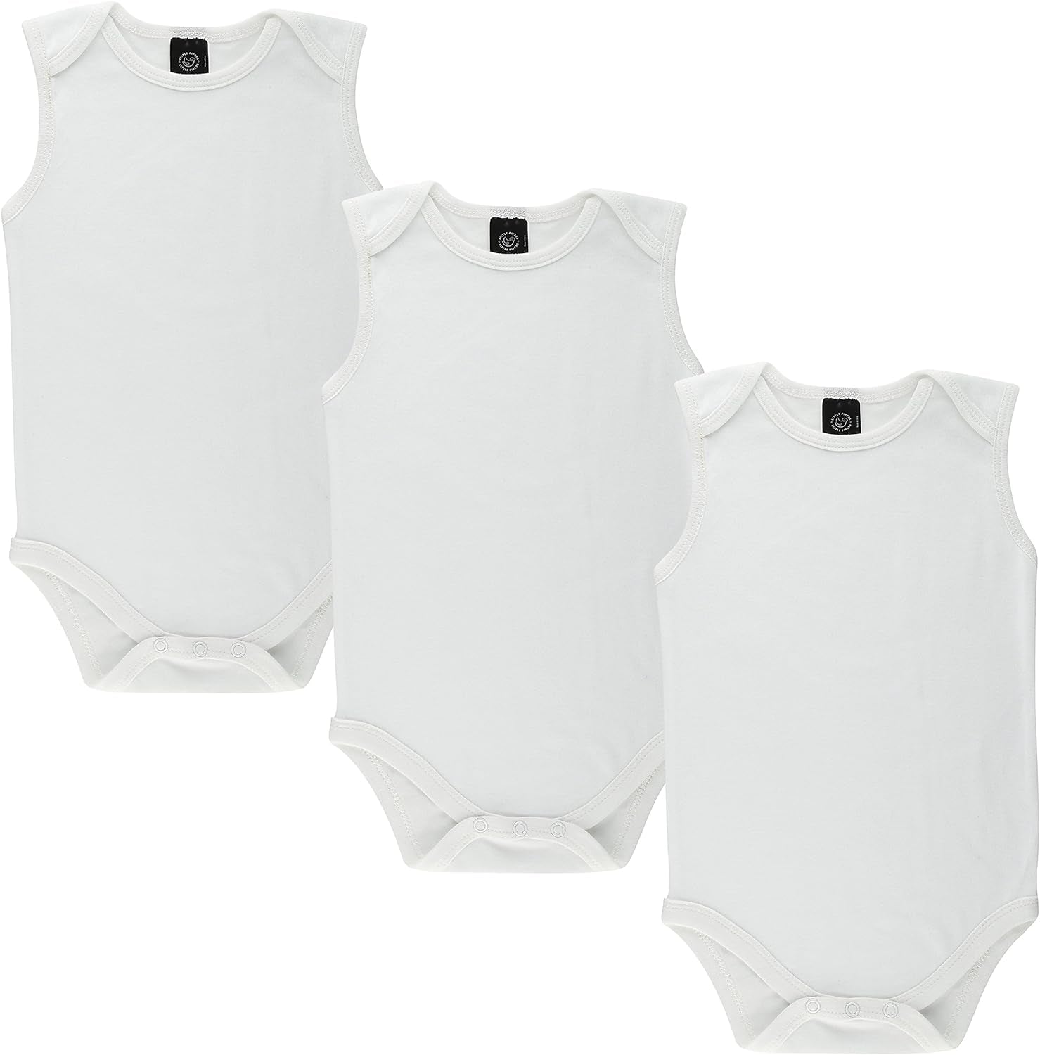 Baby Soft Natural Cotton White Undershirts Bodysuits